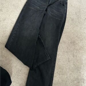 Fashion Nova Black Wide Leg Jeans